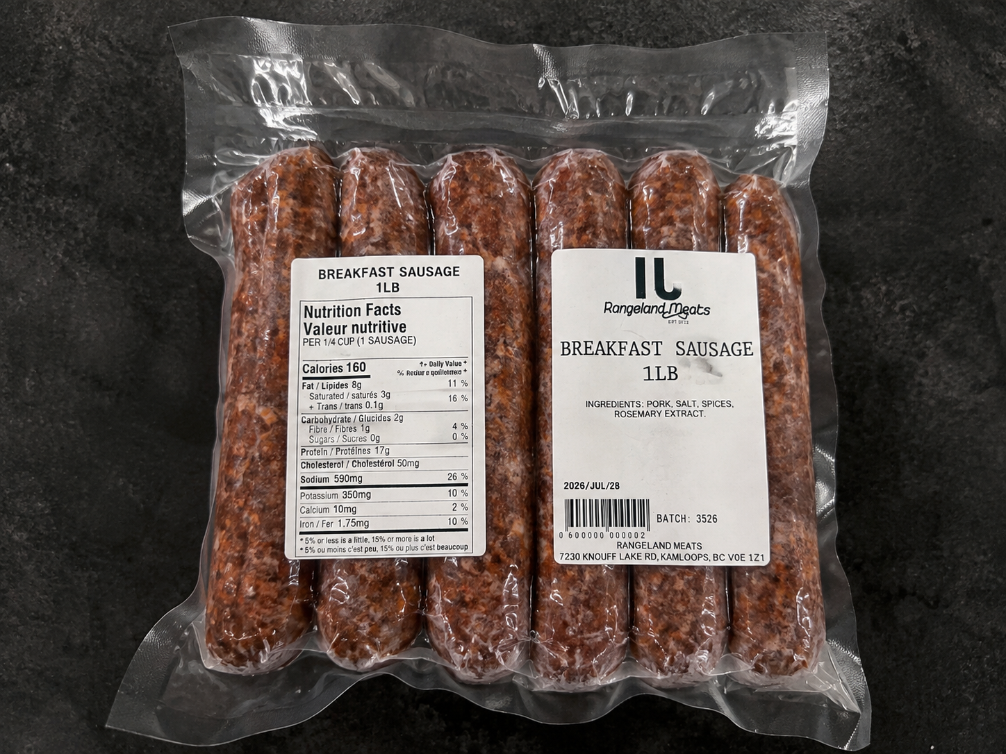 Breakfast Sausage